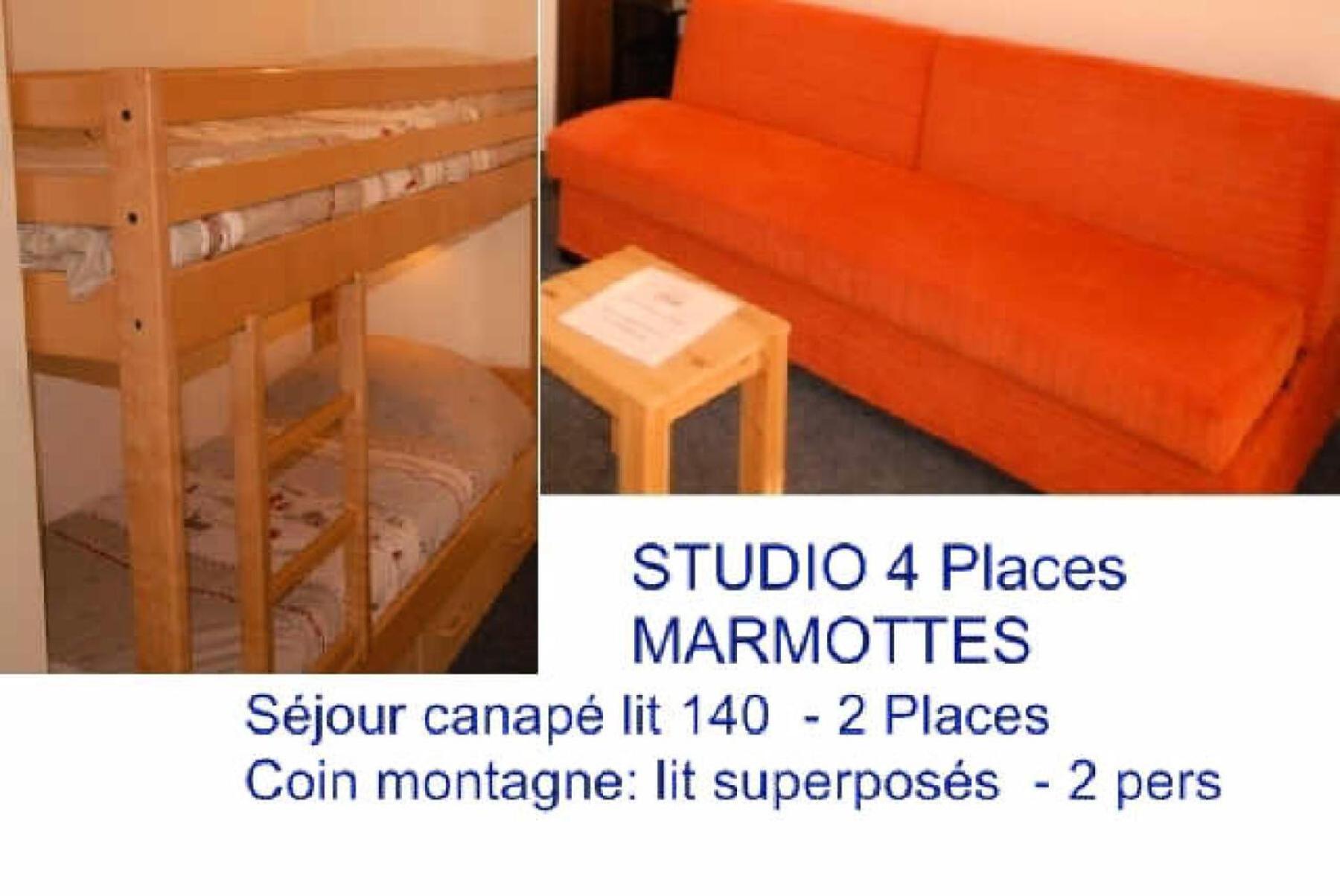 Residence Marmottes - Studio Pour 4 Personnes Mae-9004 Gourette Exterior foto